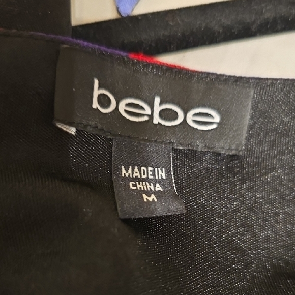 bebe High Low Dress in Purple and Pink - Picture 2 of 15